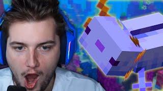 Sneegsnag hunts for the BLUE AXOLOTL on Origins SMP