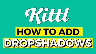 How To Add Dropshadow To Text In Kittl