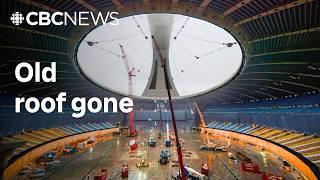 Inside the roof rebuild at Montreal’s iconic Olympic Stadium