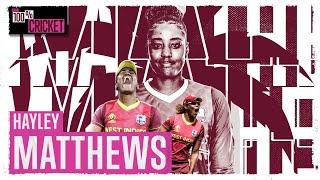 Hayley Matthews, West Indies' star all-rounder | 100% Cricket Superstars