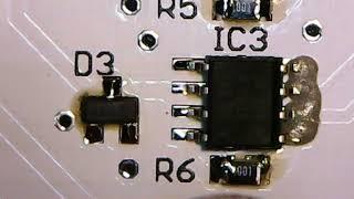 Hot air soldering