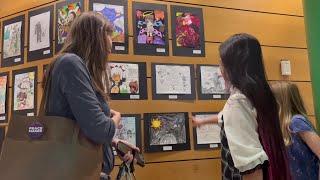 Young artists display work downtown for 'Worlds of Imagination'