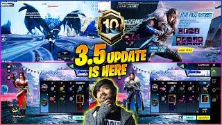  OMG !! Finally 3.5 UPDATE RELEASE DATE & A10 ROYAL PASS LEVEL 1-100 REWARDS LEAKS IN BGMI