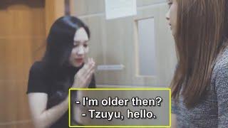 This is what happens if TZUYU is the oldest in TWICE = =