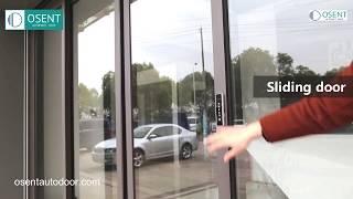 OSENT Automatic sliding door with wireless push-button