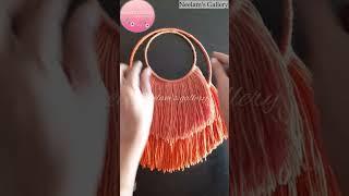 Woolen Crafts | Yarn Crafts | Woolen Craft Idea | Wall Hanging | #shorts #youtubeshorts #viralshorts