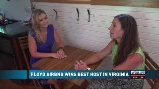 Floyd Tiny House Owner wins Most Hospitable Airbnb Host in Virginia