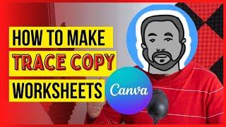 Quick Canva Tip - Trace Font fot Handwriting Practice - Worksheet Magic