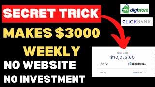 How to Promote Affiliate Products WITHOUT a Website! (COPY PASTE 2022) | Earn Money On Digistore24