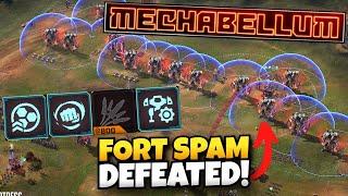 NO MELTING POINTS NEEDED TO COUNTER FORTRESS SPAM! | Mechabellum Gameplay Review