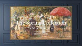 Flower Market Scene • Vintage Art for TV • 3 hours of steady painting • The Spring Collection