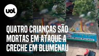 Ataque em Blumenau (SC): Vídeo mostra interior da creche após crime que deixou quatro mortos