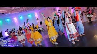 ‏New Afghan girls & boys dance of Hewad Group in Diana and Murtaza wedding to Aria Band Pashto song