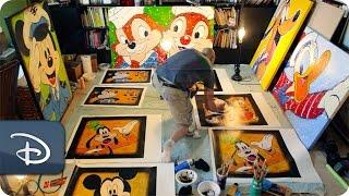 Self-Taught Artist Inspires at Walt Disney World Resort