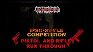 308sniper IPSC-Style Competition pistol run through demonstration