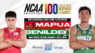 Mapúa vs Benilde (Men’s Basketball) | NCAA Season 100 - Replay