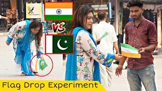 INDIAN FLAG VS PAKISTANI FLAG | FLAG DROPPING SOCIAL EXPERIMENT @ThatWasCrazy