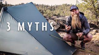 3 Myths About Trekking Pole Tents