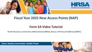 Fiscal Year 2025 New Access Points (NAP) Form 5A Tutorial