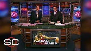 LeBron James' first SportsCenter NBA highlight | ESPN Archive