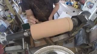 Woodturning A Simple Redwood Vase