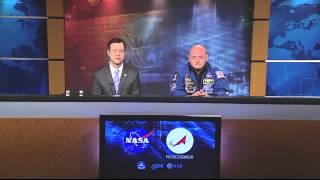 Kelly and Kornienko Meet Media About One-Year Stay on ISS