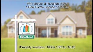 Why should all Michigan Investors Have a Real Estate License / REOs / BPOs / MLS / Flips/ Rentals