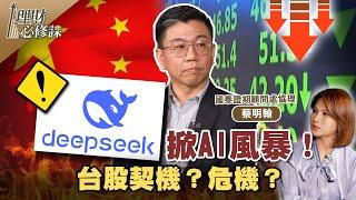 DeepSeek掀AI風暴！台股契機？危機？ ft.蔡明翰 【理財必修課】 EP6  精華 陳明君