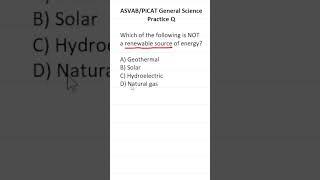 ASVAB/PiCAT General Science Practice Test Question #acetheasvab with #grammarhero