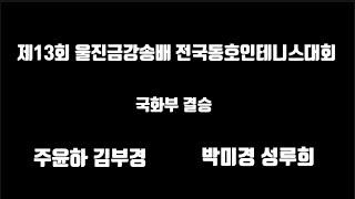 국화부 언니들의 놀라운 실력! 울진금강송배 전국동호인테니스대회 국화부 결승 주윤하 김부경vs박미경 성루희