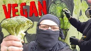 Vegan Graffiti with Broccoli brushset