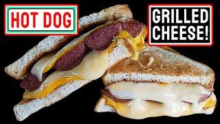 Hot Dog Sandwich: Grilled Cheese Heaven!