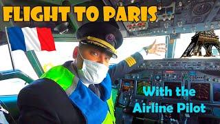 One Day as an Airline Pilot. Flight to Paris on B737 [HD]