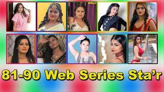 Indian Top 90 Web Series Star's