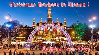 Vienna Christmas Markets in Vienna | Walking Tour #christkindlmarkt #wien