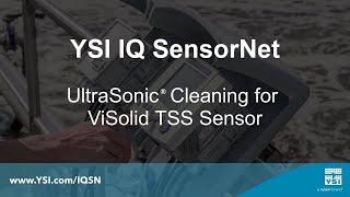 IQ SensorNet | UltraSonic Cleaning for ViSolid TSS Sensors