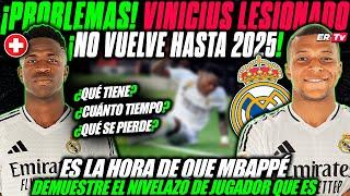  VINICIUS JR INJURED AND WILL NOT PLAY FOR REAL MADRID AGAIN UNTIL 2025?