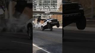 1500Hp Ram TRX WHEELIE AFTER MEET!! #trx #ram #srt #srt8 #trackhawk #dodge #1000hp #hellcat #fastcar