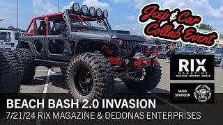 Epic Jeep & Car Meetup: Beach Base 2.0 Invasion | Rix Mag & Dedona's Automotive Fusion