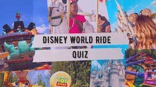 20 QUESTION DISNEY WORLD RIDE QUIZ | TEST YOUR DISNEY RIDE KNOWLEDGE | IT'S QUIZ TIME!