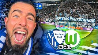 HEIMSIEGGG! ESKALATION| VfL Bochum vs VFL Wolfsburg | Stadion Vlog