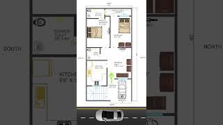 20x40 house plan | east facing house plan with vastu shastr #floorplan #homeplan #houseplan #home