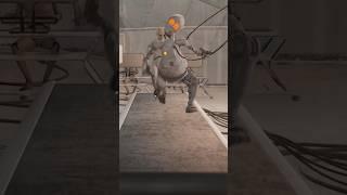 Atomic heart: Funny robot on treadmill‍️