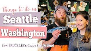 Things to do in SEATTLE Washington 2021 | Seattle Trip VLOG | Seattle Underground Tour | Market Etc!