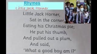 Little jack horner || Little jack horner nursery rhymes with lyrics | little jack poem | Rhymes kids