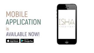 Isha Creations Mobile App is available now!