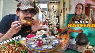 SKARDU FOOD TOUR - Markhor Meat Experience, Traditional Balti Food In Shigar Pakistan