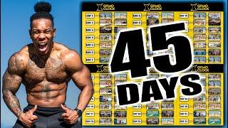 45 DAY AT HOME WORKOUT PLAN(NO EQUIPMENT)