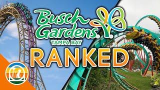 Every Ride at Busch Gardens Tampa Ranked By You! | Iron Gwazi, Sheikra, & More! Florida 2022