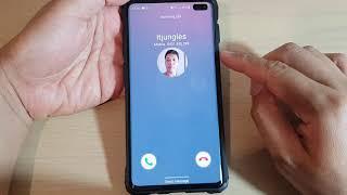 Galaxy S10+ Incoming Call With Original Ringtone Over the Horizon